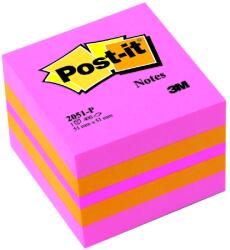  3M Post-it Öntapadó minikocka 51 × 51 mm, 400 lap, rózsaszín/narancs (2051-P)