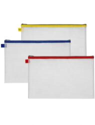 Snopake EVA Mesh Zippa Bag (36x28 cm) - tároló tasak zipzárral - színes DL (SNP15819)