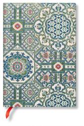  Paperblanks butikkönyv, Midi, sima Softcover Flexis, Sacred Tibetan Textiles (FB9354-1)