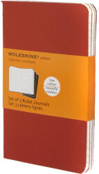 Moleskine Jegyzetfüzet Cahier (3db) CH111 Piros (P) Vonalas (7500091004)