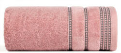  Amanda csíkos törölköző Pasztell rózsaszín 30x50 cm