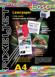 PIXELJET Lézer fotópapír 200g, A3, 420x297 mm, fényes, 250 lap (Laser 200/ 250 F A3)