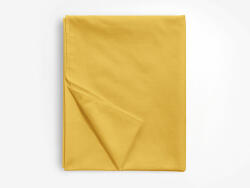 Goldea cearceafuri de pat din 100% bumbac - galben-miere 140 x 240 cm