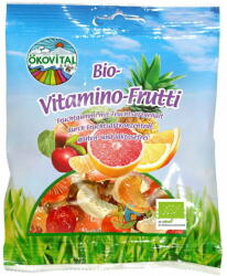 OKOVITAL Jeleuri cu Fructe si Vitamine fara Gluten Ecologice/Bio 80g