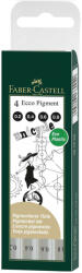 Faber-Castell Liner negru FABER-CASTELL Ecco Pigment, 4 buc/set, FC167004