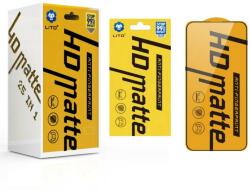 LITO Apple iPhone 12/12 Pro Lito HD Plus Matt 2.5D Full Üvegfólia - Fekete