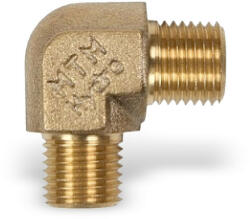 Könyökidom G 1/4" M G 1/4" M max 270 bar sárgaréz