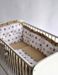 Bebe Design Set lenjerie patut copii fluffy 6 piese 140x70 Lenjerii de pat bebelusi‎, patura bebelusi