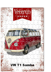  Veterán autós kirakó - VW T1 Samba (408892)