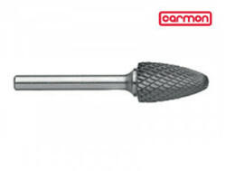 Carmon Freza biax, forma F (con de brad) carbura | RBF-LR406 (Marime: Ø12 / 70x25) (RBF-LR406-2)