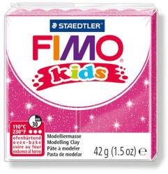 FIMO Gyurma, 42 g, égethető, FIMO Kids , glitteres rózsaszín (8030-262) - kellekanyagonline