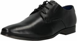 bugatti Pantofi cu șireturi 'Morino' negru, Mărimea 43