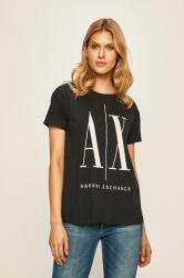 Giorgio Armani t-shirt női, sötétkék, 8NYTCX YJG3Z - sötétkék XS