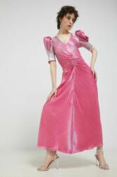 Rotate ruha rózsaszín, midi, harang alakú - rózsaszín 34