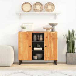 vidaXL Servantă cu 2 uși, 90x33x75 cm, lemn masiv de acacia (352926) Comoda