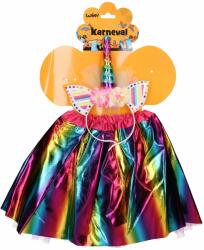 WIKY Set de carnaval - unicorn colorat (WKW026066) Costum bal mascat copii