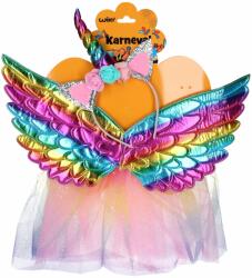 WIKY Set de carnaval - unicorn colorat (WKW026057) Costum bal mascat copii