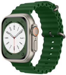 Techsuit Curea pentru Apple Watch 1/2/3/4/5/6/7/8/SE/SE 2 (38/40/41mm) - Techsuit Watchband (W038) - Army Green (KF2310820) - pcone