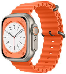 Techsuit Curea pentru Apple Watch 1/2/3/4/5/6/7/8/SE/SE 2 (38/40/41mm) - Techsuit Watchband (W038) - Orange (KF2310818) - pcone