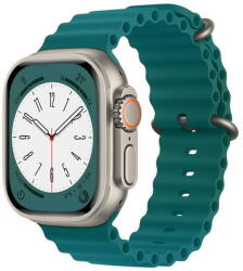Techsuit Curea pentru Apple Watch 1/2/3/4/5/6/7/8/SE/SE 2 (38/40/41mm) - Techsuit Watchband (W038) - Office Green (KF2310826) - pcone