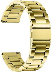 Techsuit Curea pentru Samsung Galaxy Watch (46mm) / Gear S3, Huawei Watch GT / GT 2 / GT 2e / GT 2 Pro / GT 3 (46 mm) - Techsuit Watchband 22mm (W010) - Gold (KF2313154) - pcone