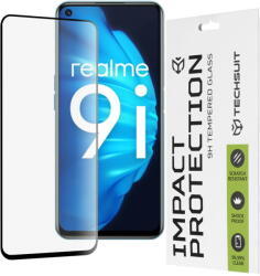 Techsuit Folie pentru Realme 9i 4G / 9 5G / 9 Pro / Oppo A76 / A96 / OnePlus Nord CE 2 Lite 5G - Techsuit 111D Full Cover / Full Glue Glass - Black (KF2311235) - pcone