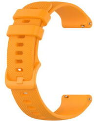 Techsuit Curea pentru Samsung Galaxy Watch 4/5/Active 2, Huawei Watch GT 3 (42mm)/GT 3 Pro (43mm) - Techsuit Watchband 20mm (W006) - Orange (KF239522) - pcone