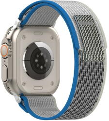 Techsuit Curea pentru Apple Watch 1/2/3/4/5/6/7/8/SE/SE 2 (38/40/41mm) - Techsuit Watchband (W039) - Blue / Gray (KF2313120) - pcone