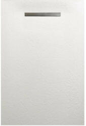 AREZZO design SOLIDSoft zuhanytálca 120x90 cm, egyenes lefolyóval, fehér AR-12090LINW (AR-12090LINW)
