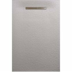 AREZZO design SOLIDSoft zuhanytálca 140x90 cm, egyenes lefolyóval, beton AR-90140LINC (AR-90140LINC)