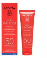 APIVITA - Crema-gel protectie solara pentru ten SPF50 Apivita Bee Sun Safe, 50 ml - vitaplus