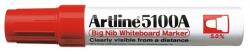 Artline Marker pentru tabla de scris ARTLINE 5100A, corp metalic, varf rotund 5.0mm, rosu (EK-5100A-RE)