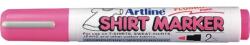 Artline T-Shirt marker ARTLINE, corp plastic, varf rotund 2.0mm, roz fluorescent (EKT-2-FPK)