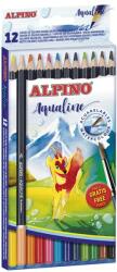 Alpino Creioane colorate acuarela ALPINO Aqualine, cutie carton, 12 culori/set (MS-AL000130)
