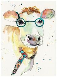 Santoro Felicitare Eclectic Watercolour Cow (ES342)