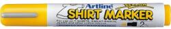 Artline T-Shirt marker ARTLINE, corp plastic, varf rotund 2.0mm, galben (EKT-2-YE)