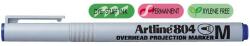 Artline OHP Non-Permanent marker ARTLINE 804, varf mediu, 1.0mm, albastru (EK-804-BL)