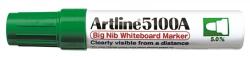 Artline Marker pentru tabla de scris ARTLINE 5100A, corp metalic, varf rotund 5.0mm, verde (EK-5100A-GR)