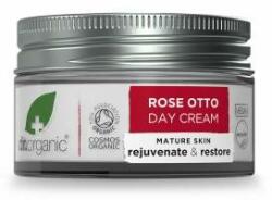 Dr. Organic Cremă de Zi Dr. Organic Rose Otto 50 ml Crema antirid contur ochi