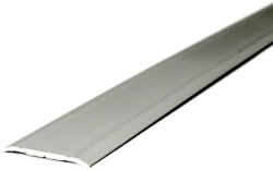 AVProfil AV Burkolatváltó profil Matt ezüst lapos bordás 40 mm 900 mm öntapadós szintkülönbség ragasztható