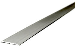 AVProfil AV Burkolatváltó profil Matt ezüst lapos bordás 40 mm 2700 mm öntapadós szintkülönbség ragasztható