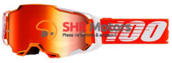 100% Ochelari 100% Armega Goggle Regal portocalii - lentila red mirror