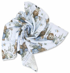 Mintás textil pelenka 1db-os 70X80 cm - Let's Go! kék - babastar