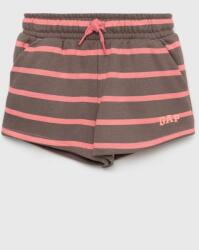 Gap gyerek rövidnadrág rózsaszín, mintás, állítható derekú - rózsaszín 140-146