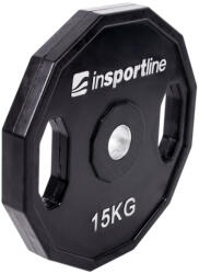 inSPORTline Gumírozott súlyzótárcsa inSPORTline Ruberton 15 kg (15892) - s1sport