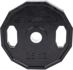 inSPORTline Gumírozott olimpiai súlyzótárcsa inSPORTline Ruberton 15 kg 50 mm (15899) - s1sport Súlytárcsa