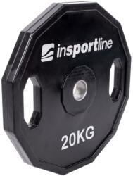inSPORTline Gumírozott súlyzótárcsa inSPORTline Ruberton 20 kg 30 mm (15893) - s1sport Súlytárcsa