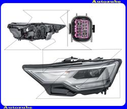 AUDI A6 C8 2018.11-2023.07 /4K/ Fényszóró bal (LED/PWY24W) nappali fénnyel (LED) helyzetjelzővel (LED) távfényszóróval (LED) tompított fénnyel (LED) vezérlő nélkül HELLA 1ZX 013 376-111