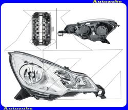 CITROEN C3 2 2010.01-2013.02 /SC/ Fényszóró jobb (H7/H1) króm betéttel, motorral HELLA 1EJ 354 674-021