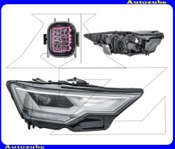 AUDI A6 C8 2018.11-2023.07 /4K/ Fényszóró jobb (LED/PWY24W) nappali fénnyel (LED) helyzetjelzővel (LED) távfényszóróval (LED) tompított fénnyel (LED) vezérlő nélkül HELLA 1ZX 013 376-121